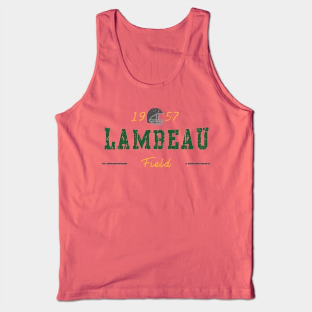 Lambeau Field Tank Top by HomePlateCreative